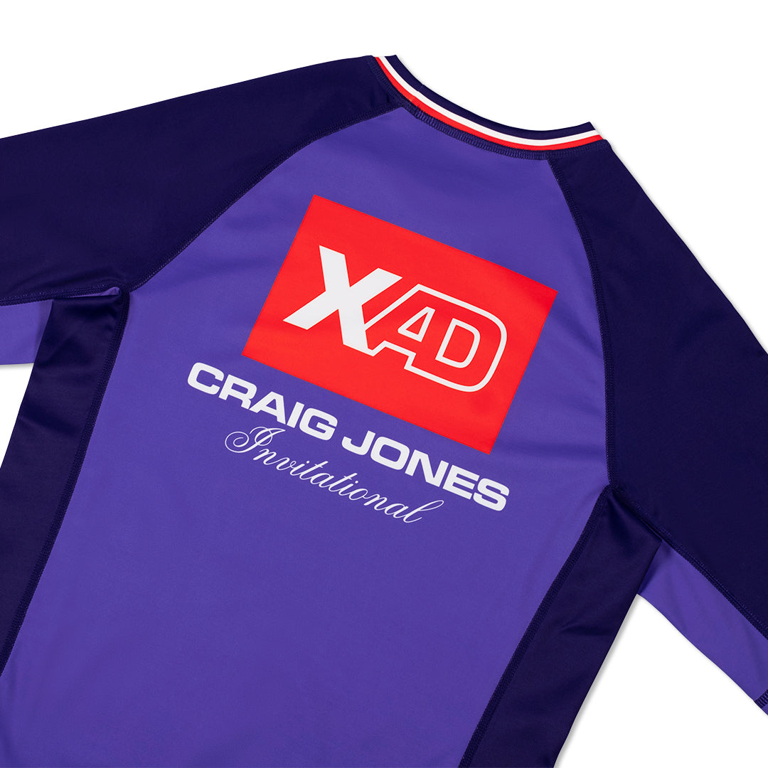 Rash★ Girls Long Sleeve Printed Splice Rashguard Purple | Speedo USA