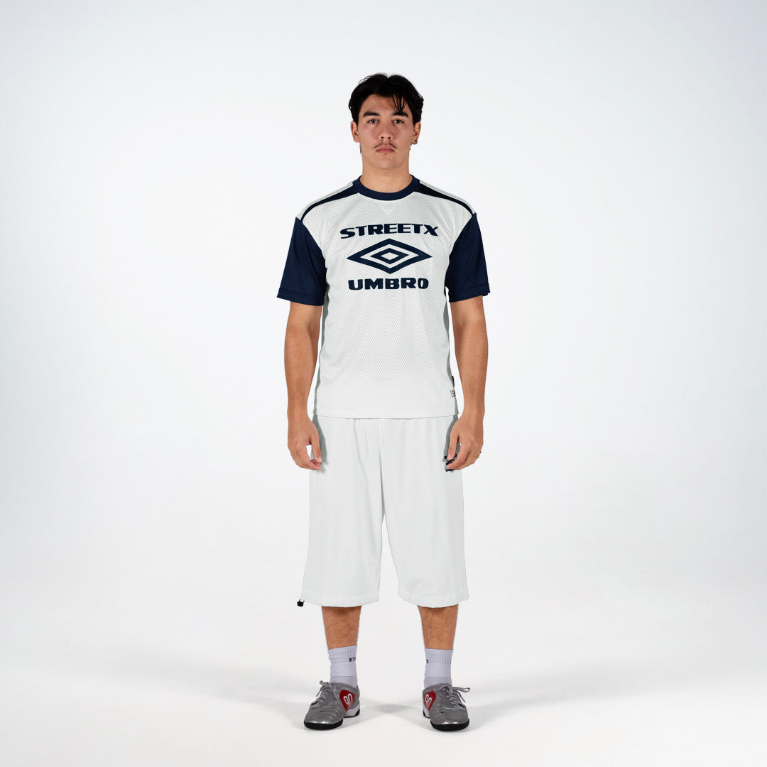 StreetX Umbro 3/4 Shorts (White)