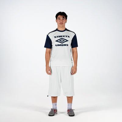 StreetX Umbro 3/4 Shorts (White)