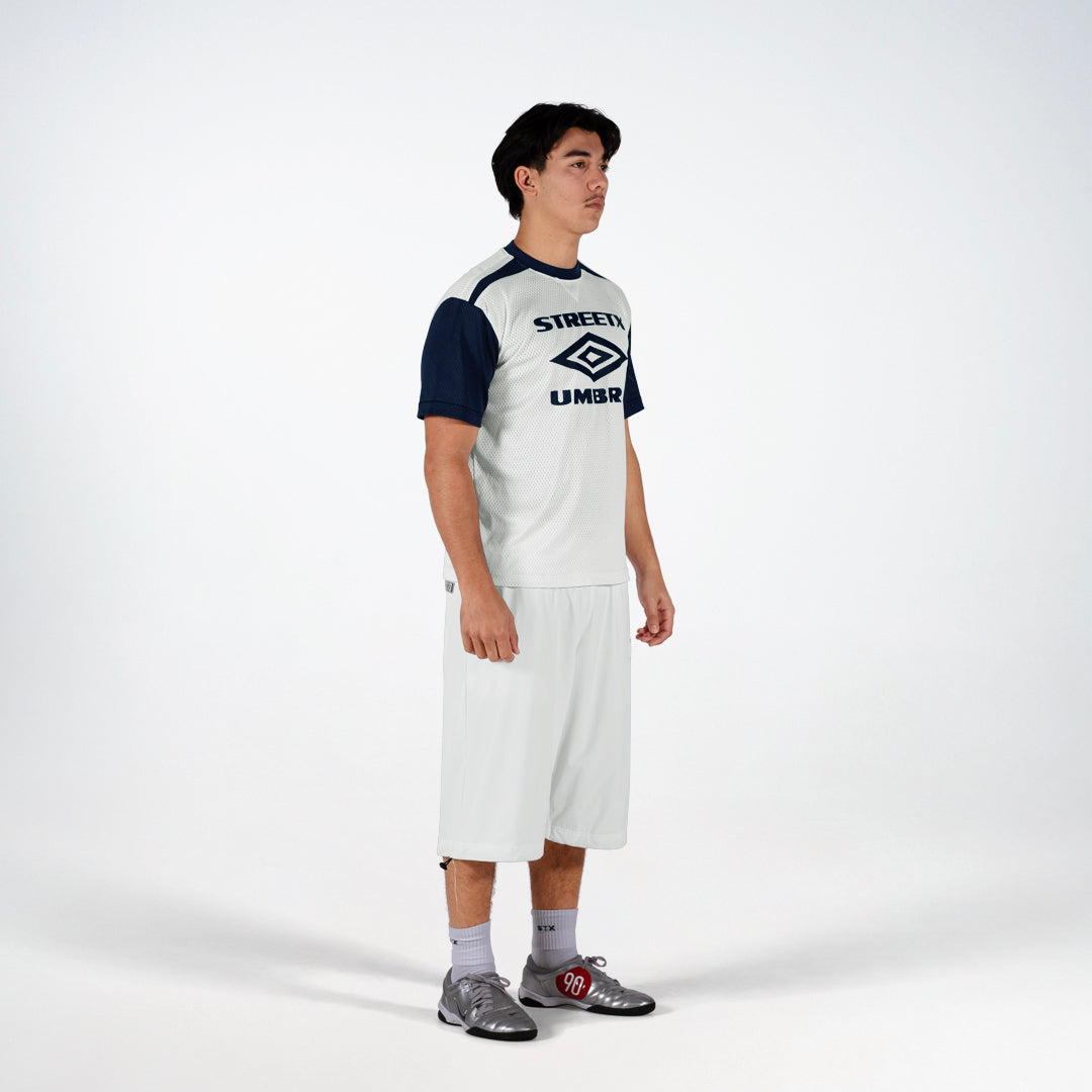 StreetX Umbro 3/4 Shorts (White)